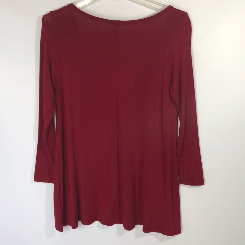 American Bqsics Soft Structured Button Down Top - image 5